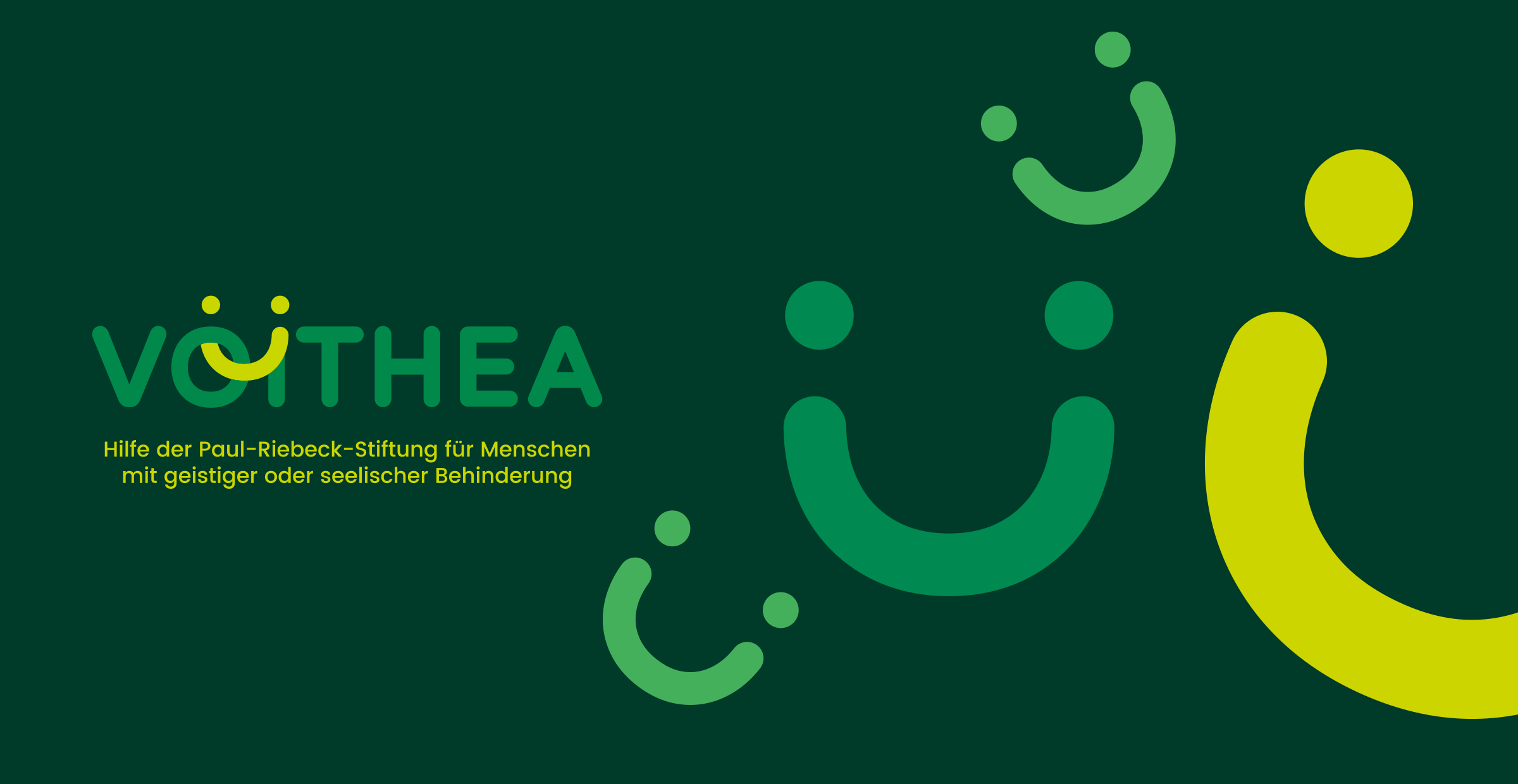 Voithea – Hilfe der Paul-Riebeck-Stiftung für Menschen mit geistiger oder seelischer Behinderung – Logo und Keyvisual